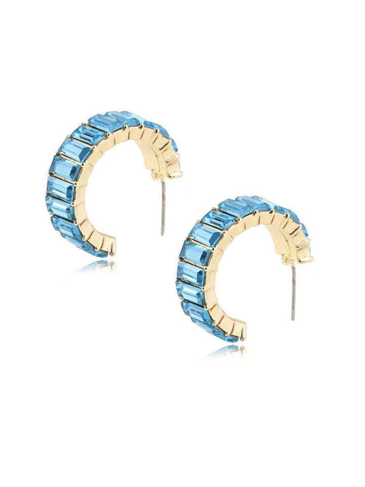 Ottilie Ring Crystal Earrings - Mew Mews Fashion