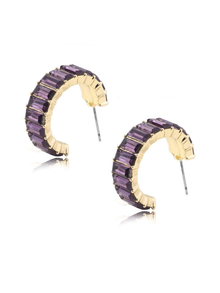Ottilie Ring Crystal Earrings - Mew Mews Fashion